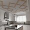 Ekena Millwork 638W x 638H x 38T Large Fowler Decorative Fretwork Wood Ceiling Panels, Hickory CELW60X60X0375FLRHI - alternate 5